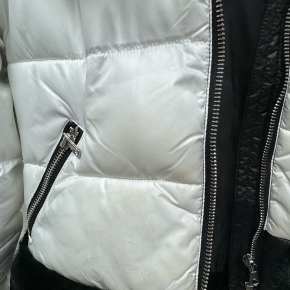 Mayoral big girls faux fur trimmed cropped jacket - Picture 7 of 8